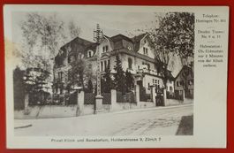Zürich 1919 - Privat Klinik, Holdergasse 9