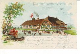 Basler GEWERBE-AUSSTELLUNG Mai-Oktober 1901 gel.
