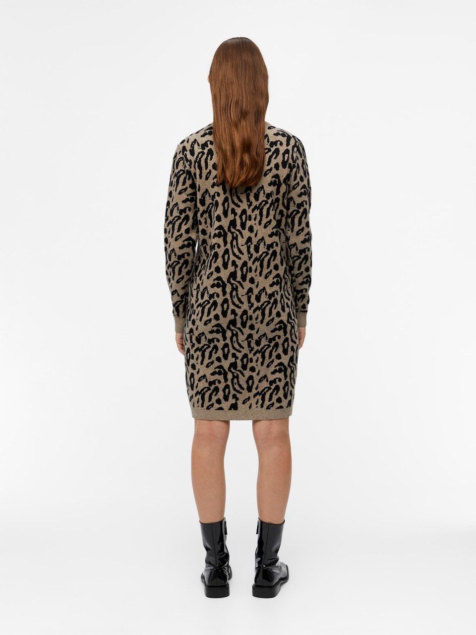 Vestiti: Strickkleid beige schwarz Leopardenmuster Gr. S Object – Nuovo (secondo la descrizione) da Schliern b. Köniz venduto da Pecannut 3