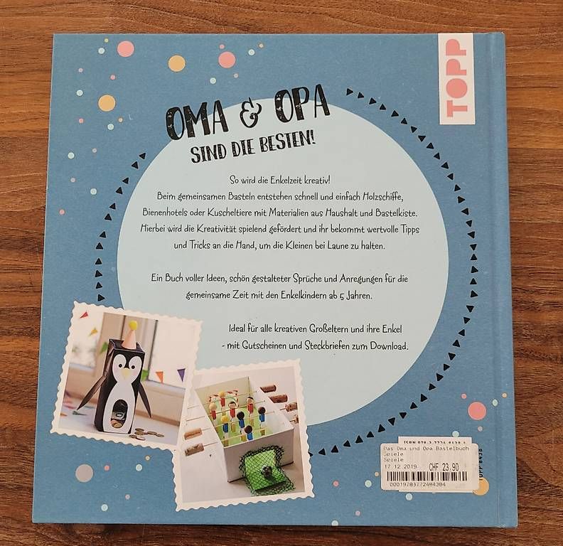 Libri: Das Oma und Opa Bastelbuch – Nuovo (secondo la descrizione) da Boll venduto da eva_gs8n 1