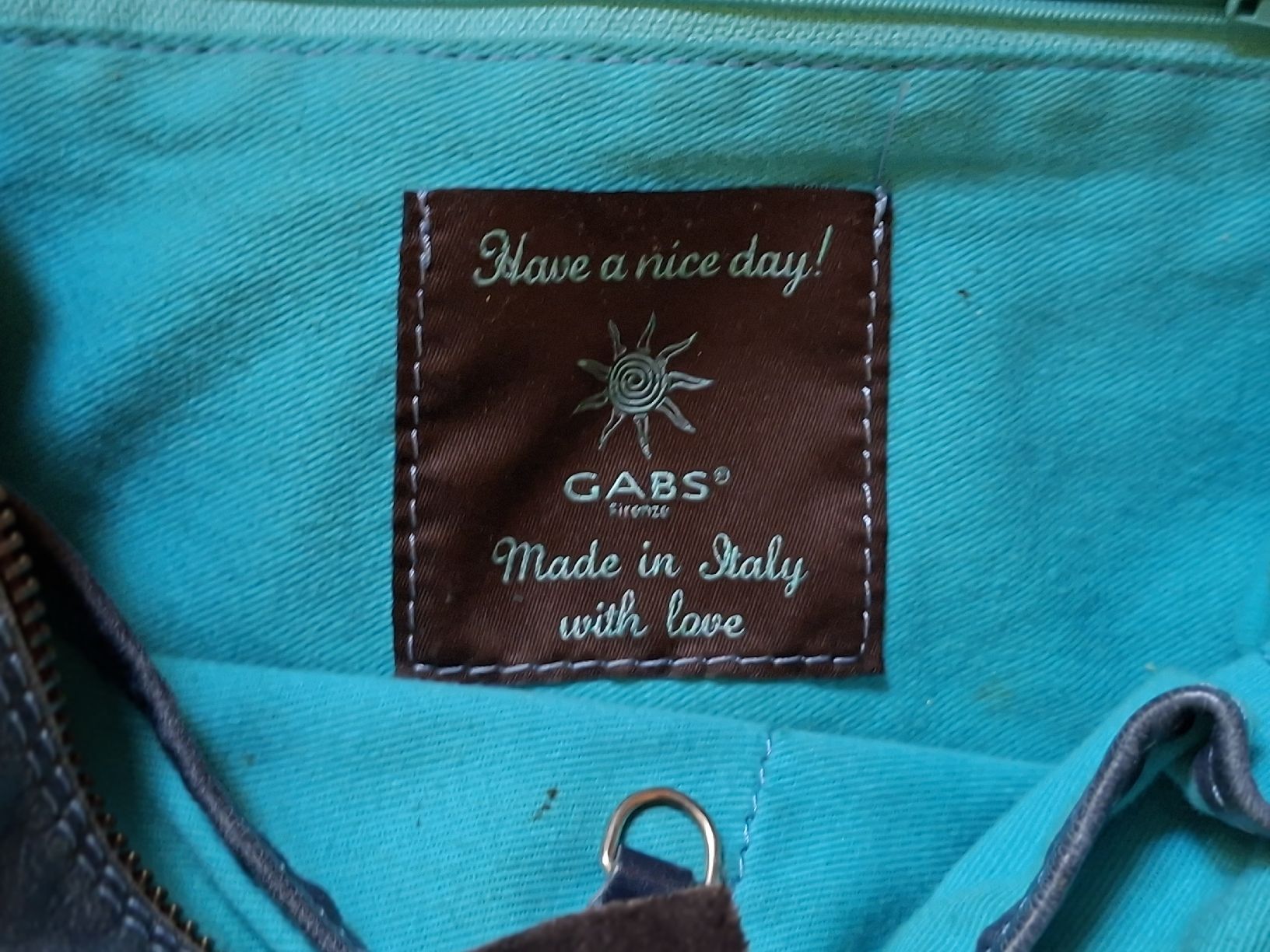 Gabs Borse da donna: Gab's Handtasche Leder blau – Usato da Barzheim venduto da spitz01 8