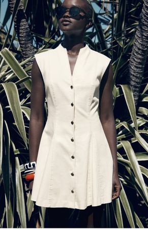 Sommerkleid, Größe S, Baumwollmischung/robe d'été, taille S