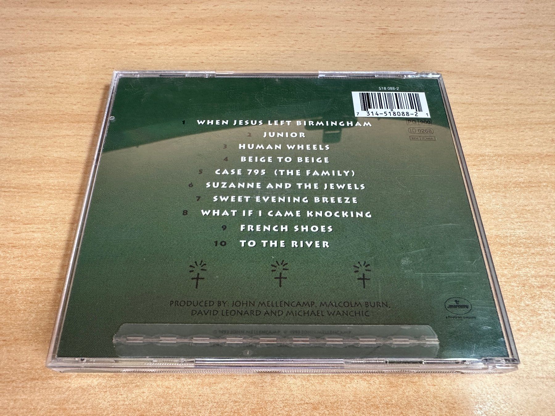 CD: M4 John Mellencamp – Human Wheels – Usato da Rikon im Tösstal venduto da Alpenmutz 1