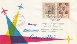 Erstflug Finnair Caravelle Köln - Helsinki 1960