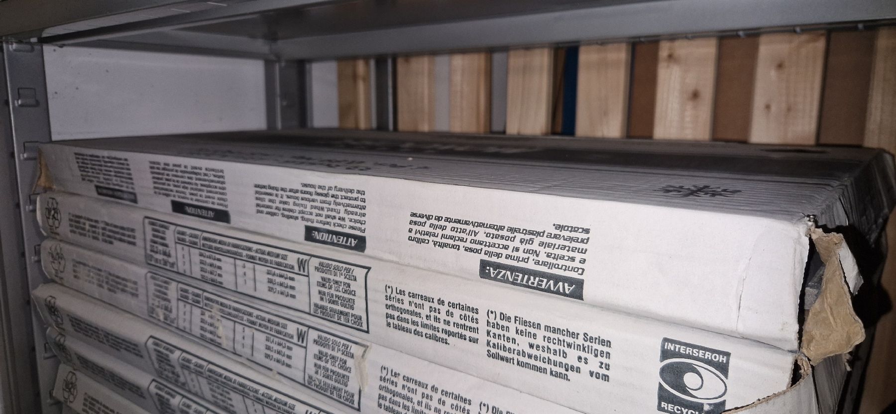 Rivestimenti per pavimenti: Fliesen / Platten Anthrazit gemustert – Nuovo (secondo la descrizione) da Ibach venduto da Soraja07 3