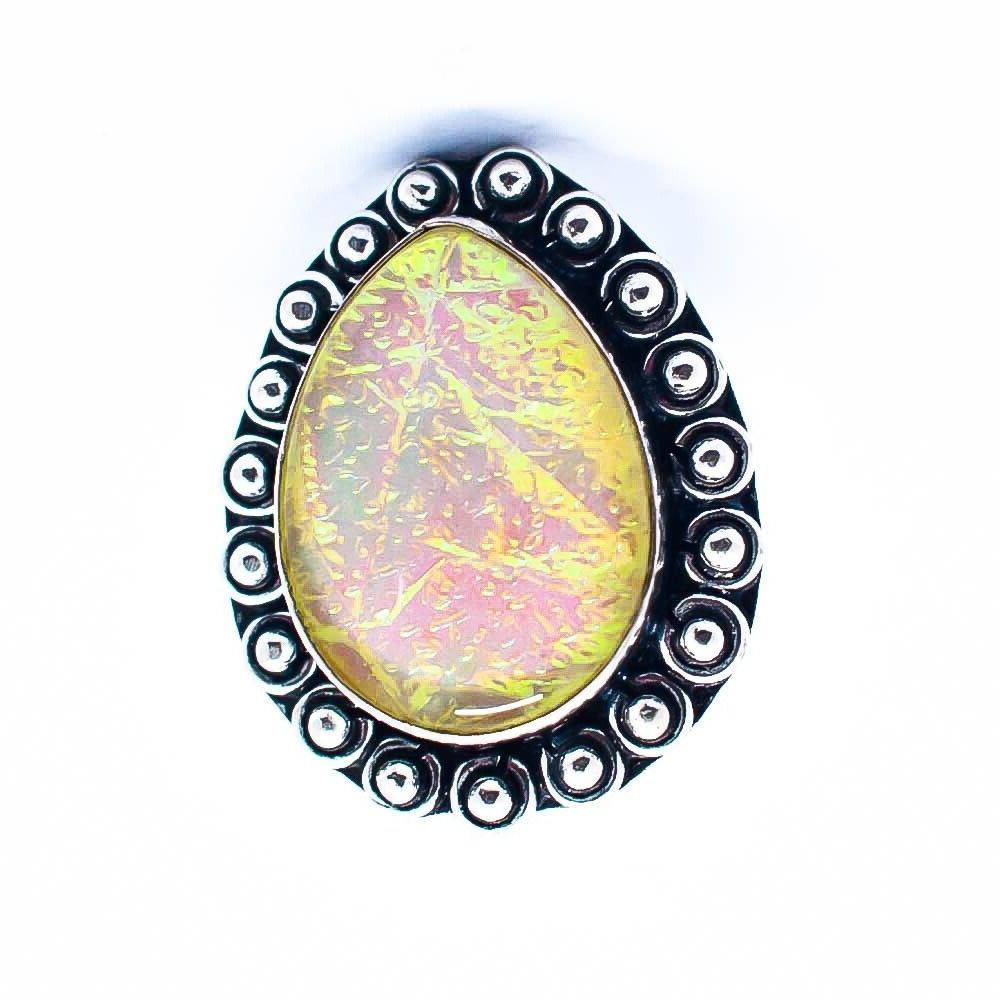 Anelli: Australian Triplet Opal Gemstone Handmade 925 Silver size 7 – Nuovo e nell'imballaggio originale da Gächlingen venduto da CHARLEZGIFTS 1