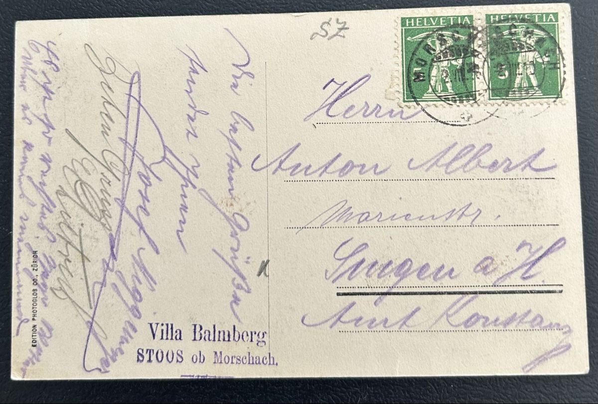 Cartoline postali: Brunnen Quai  – Usato da Horw venduto da Tellbub 1