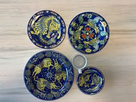 Bopla Geschirr Set mit Tellern und Tasse Neuwertig, 5 Teilig