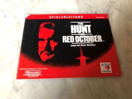 ANLEITUNG FÜR THE HUNT FOR RED OCTOBER NINTENDO NES