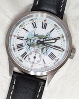 MARIAGE 43mm Armbanduhr Unitas 6498 vergoldet Fischer Uhr