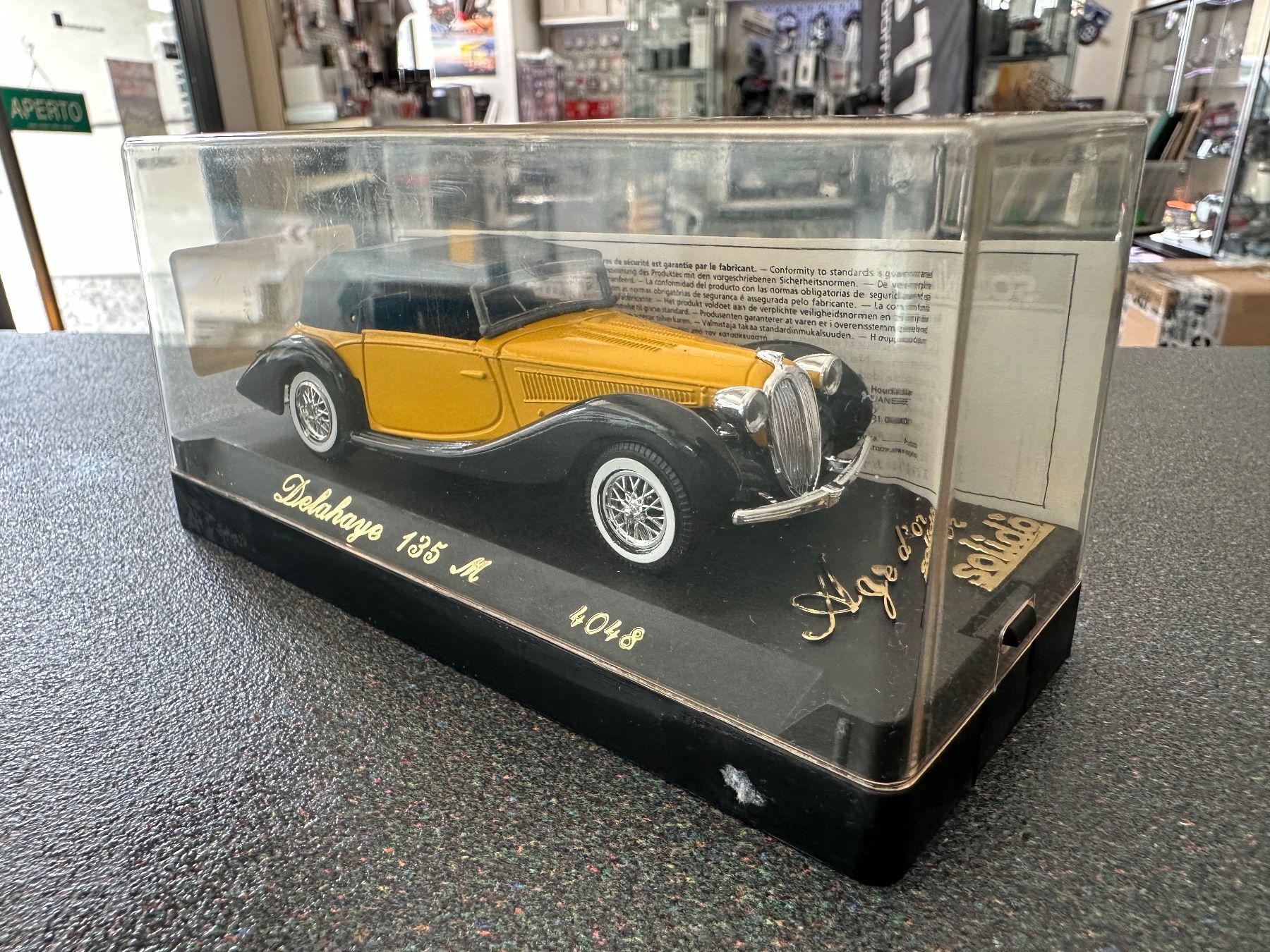 Solido Modellini d'auto: Solido 1:43 Delahaye 135 M 4048 – Usato da Chiasso venduto da Carrara-Modellismo 2