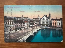 AK  1920 Zürich coloriert selten    (G2148)