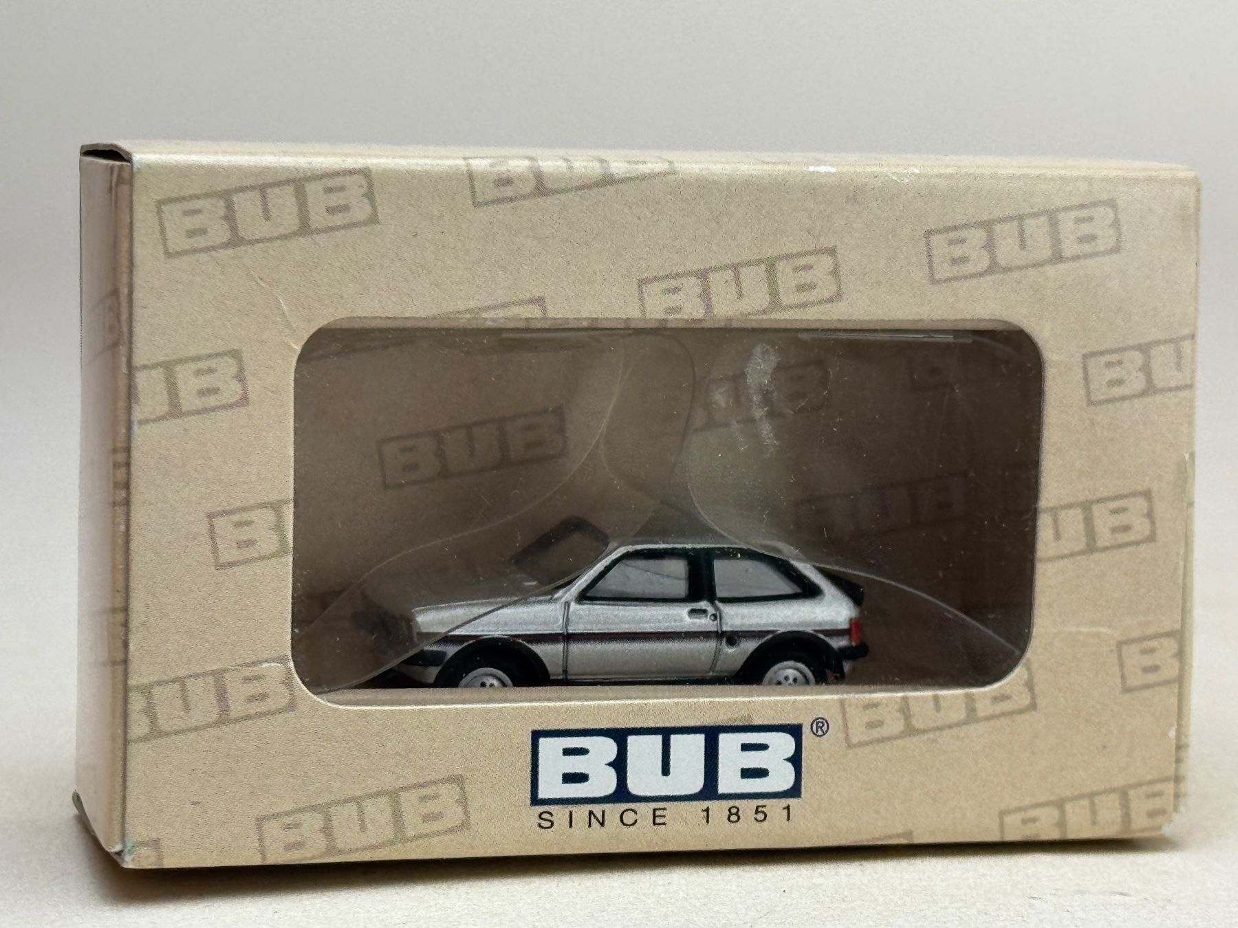 Ford Modellautos: EB-BUB Ford Fiesta silbern – Gebraucht aus Elm von Wikmtz