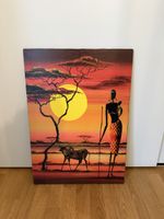 Afrikanische Wandbilder, 3er Set 