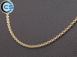 Collier, Ankercollier 750 18 Karat Gelbgold Länge 38cm