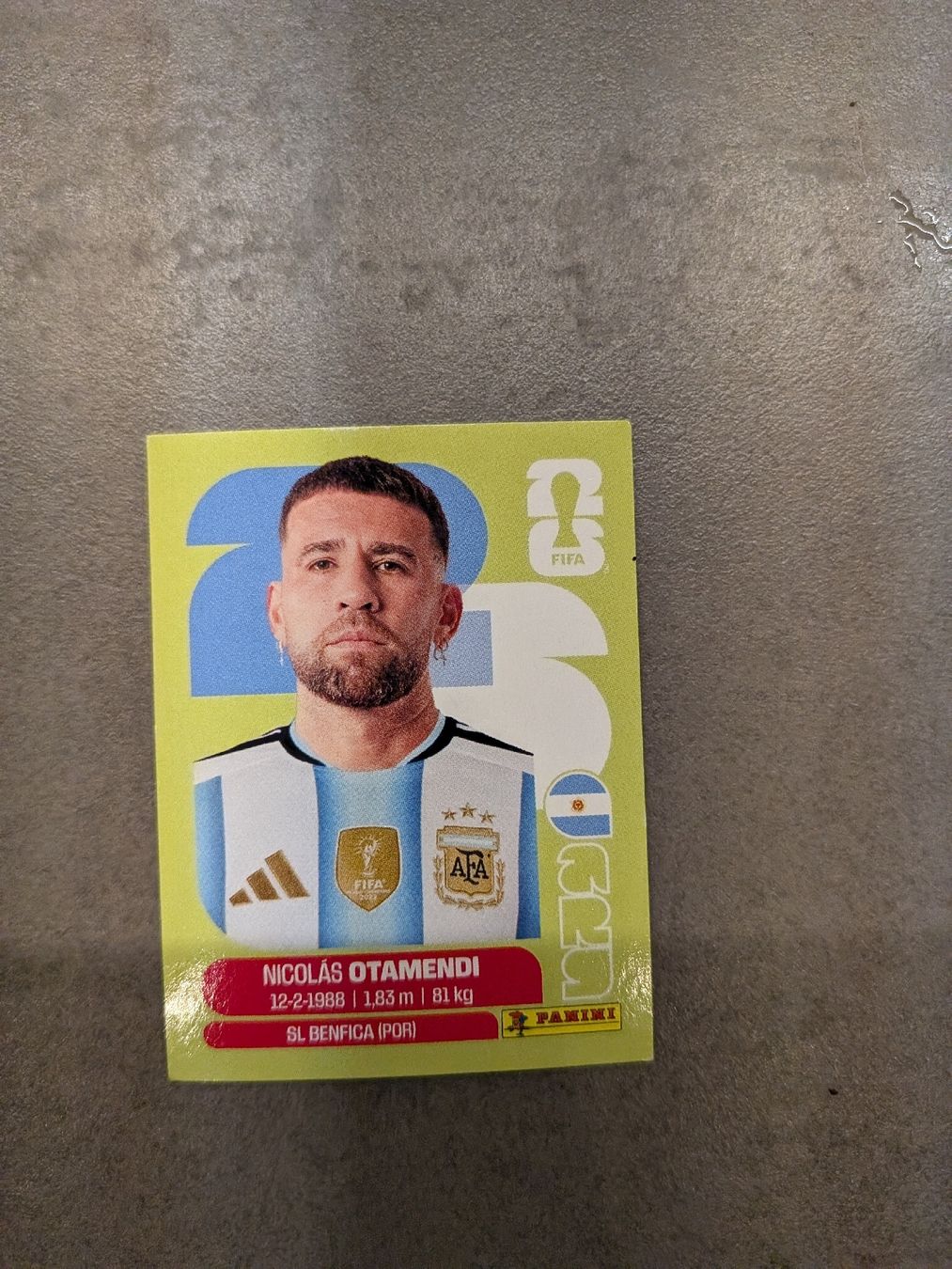 Panini Sammelbilder & Trading cards: Panini Bild ARG 5 – Neu (gemäss Beschreibung) aus Eschenbach SG von SanFranciscoCalifornia