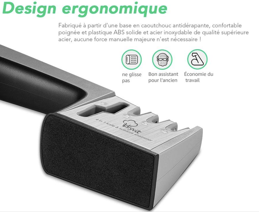 Elettrodomestici da cucina: 4-in-1 Pro Messerschärfer – Nuovo e nell'imballaggio originale da Geneve venduto da Titi2008 5