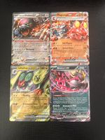Pokémon Karten Set 4x EX Karten Zustand gut!