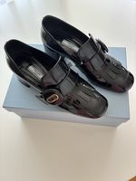 Prada patent leather loafers black size 38 used