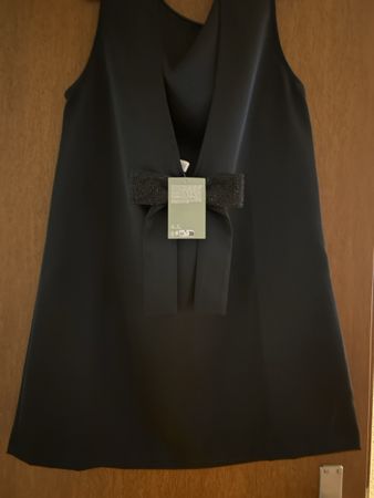 Schickes, schwarzes Kleid mit Schleife, Grösse 38. Neu!