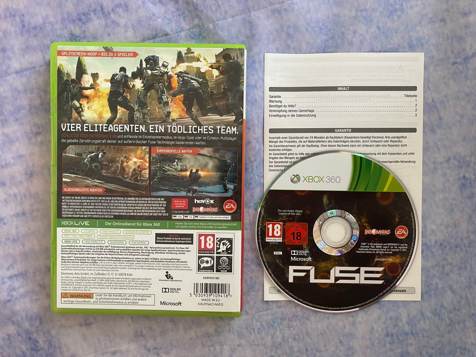 Spiele: Xbox360 : Fuse – Gebraucht aus Märstetten von AlienNova 1