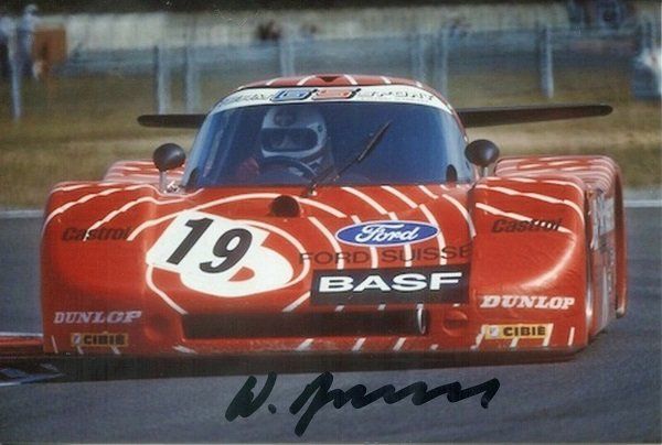 Autografi: Autogramm Walter Brun Le Mans 1982 – Usato da Solothurn venduto da F1shop1