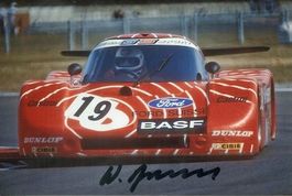 Autogramm Walter Brun Le Mans 1982