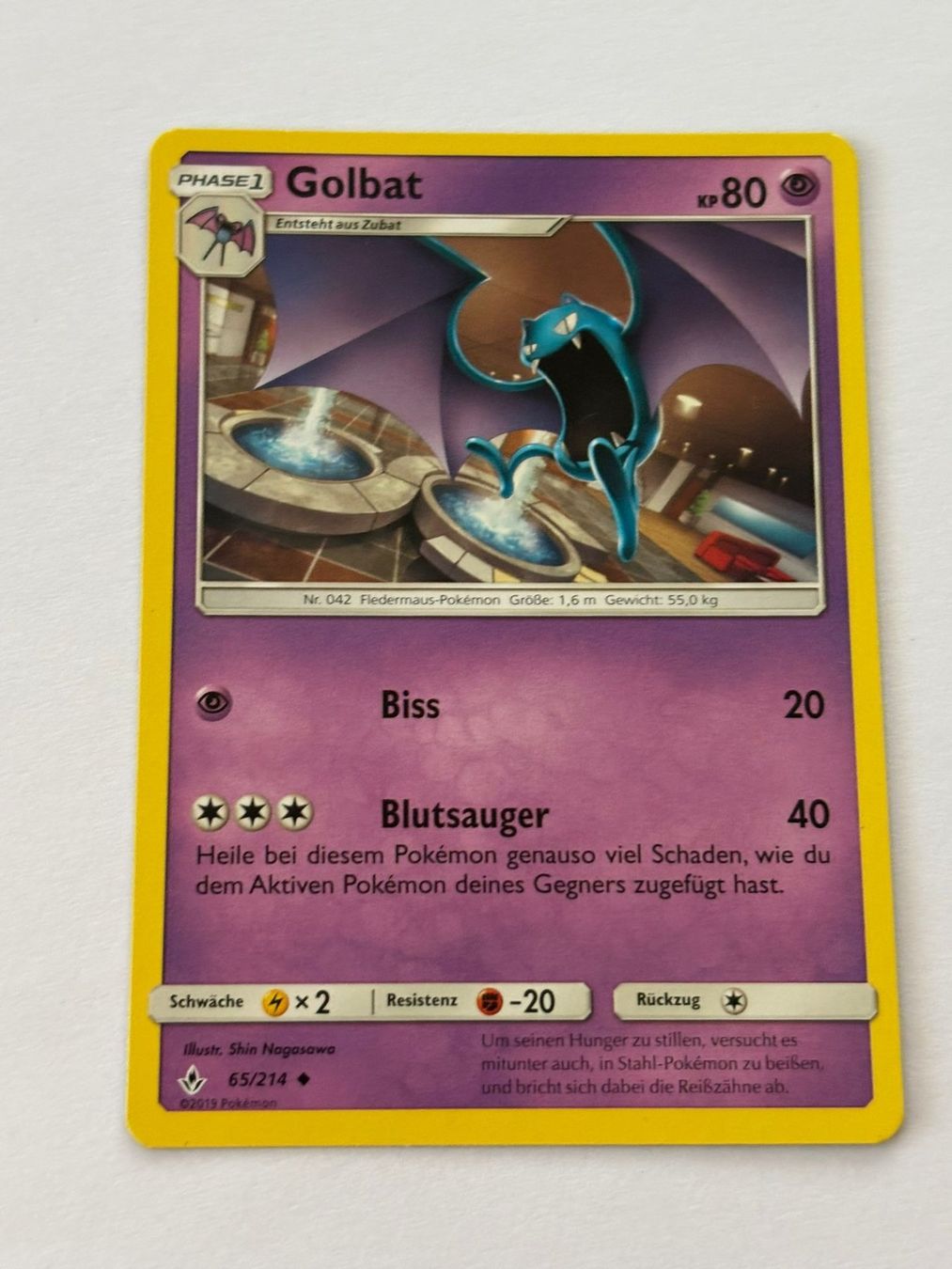 Pokémon Carte collezionabili: Golbat 65/214 – Usato da Herisau venduto da Seyashop_2