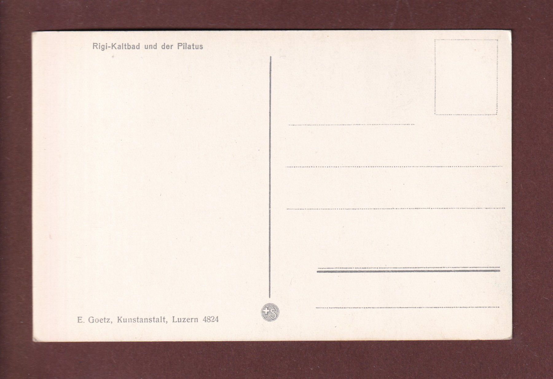 Cartoline postali: RIGI-KALTBAD - Pilatus – Usato da Pully venduto da nicecards 1
