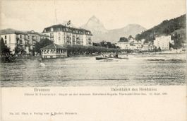 Brunnen  SZ  -   Durchfahrt HOTCHKISS    ca.  1 9 0 0