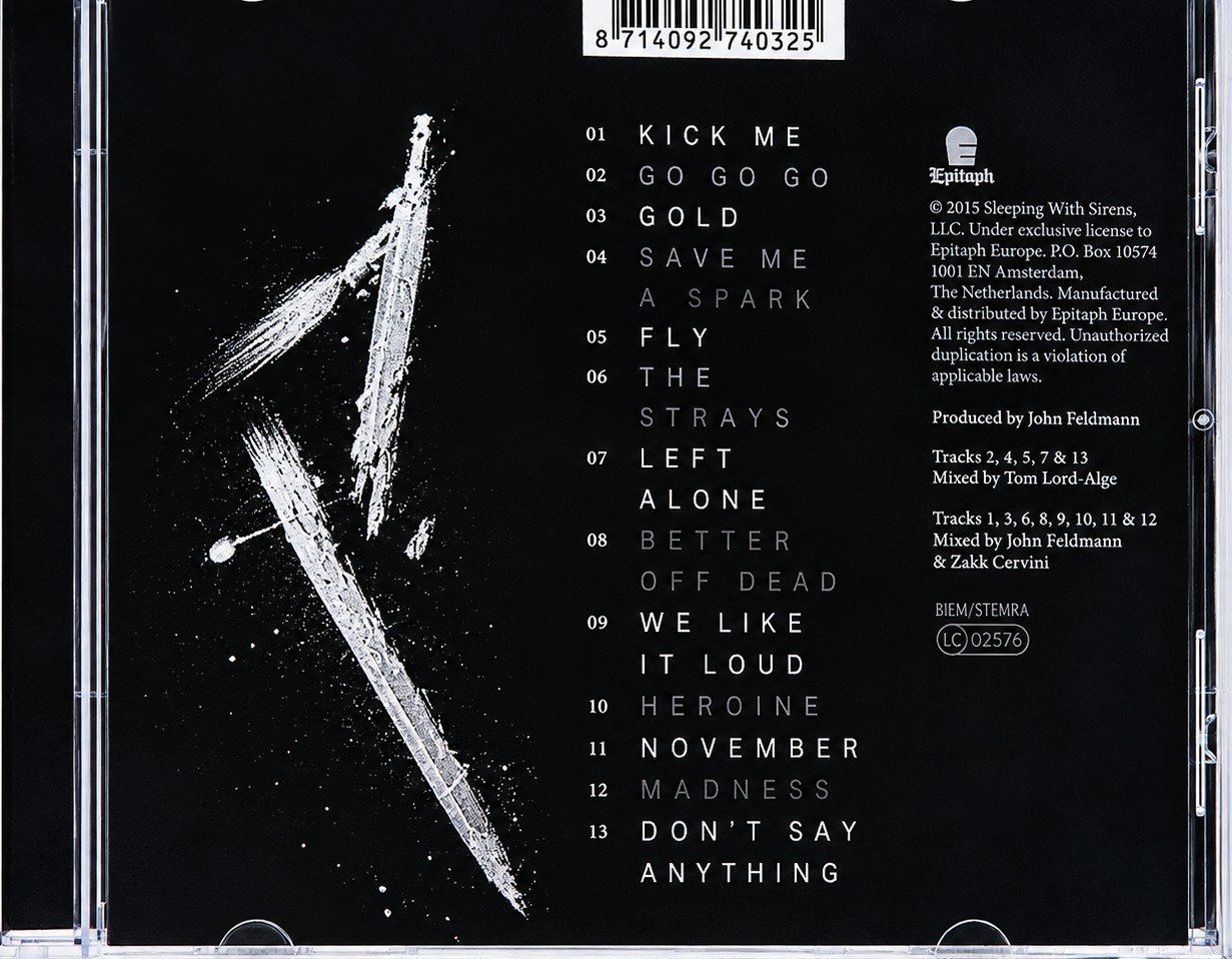 CD: CD Sleeping With Sirens "Madness", Nr. 465 – Nuovo e nell'imballaggio originale da Kottwil venduto da Crazyrolf 1