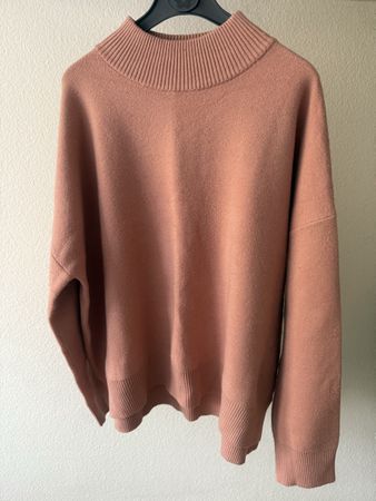 Kuscheliger Winter-Pullover, altrosa, Grösse XL, neuwertig