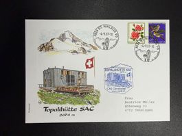 Alpenpost Topalihütte SAC CAS Genevoise 2003