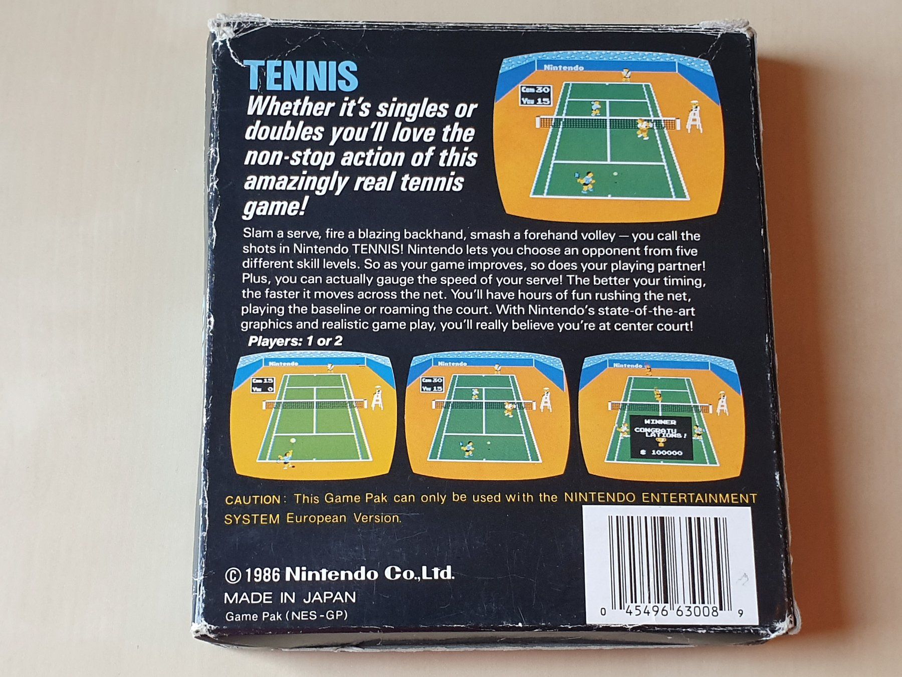Nintendo Spiele: Tennis – Gebraucht aus Stansstad von collectorsshop 1