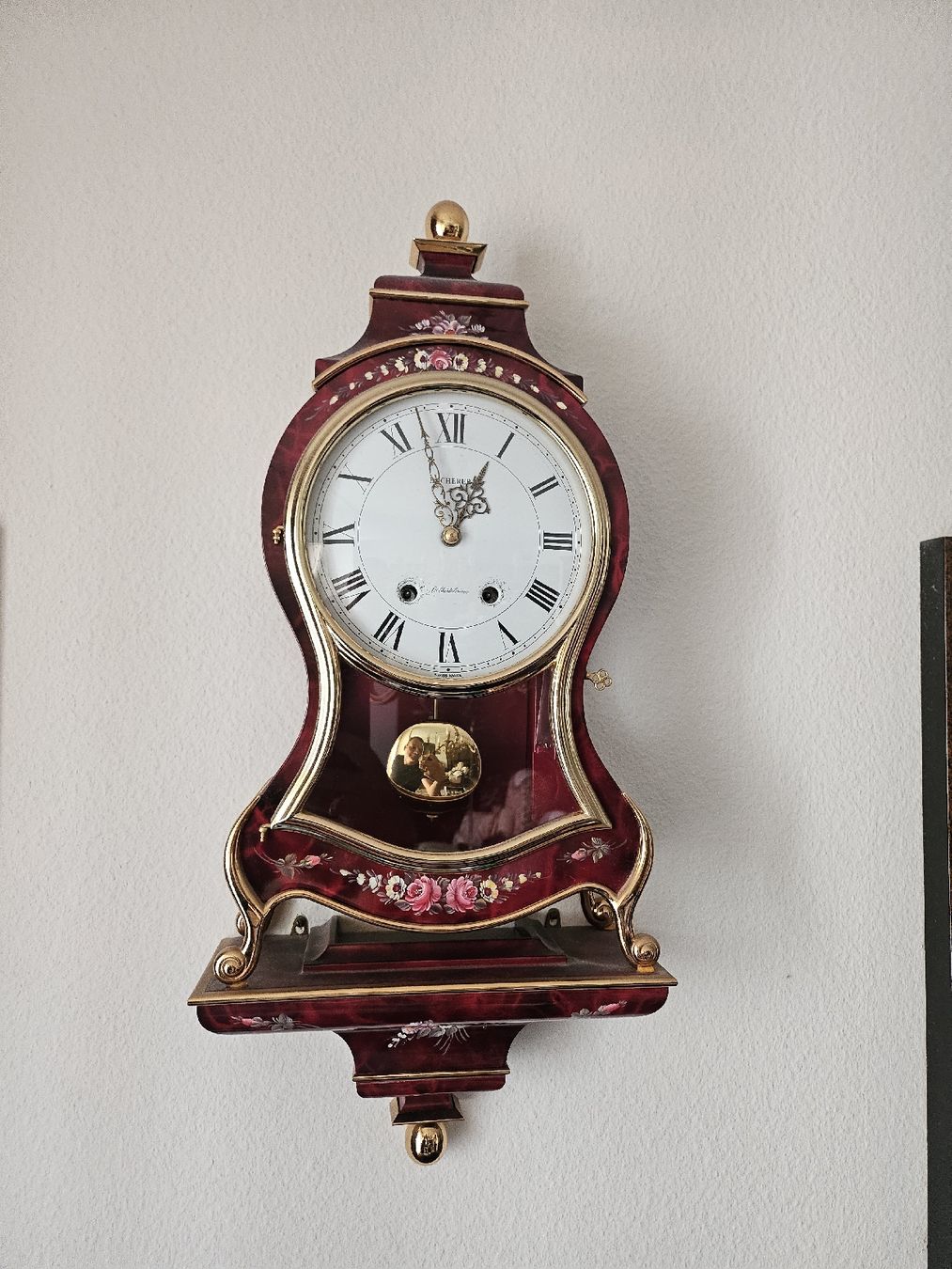Bucherer Orologi da terra & Orologi da parete: Wanduhr Pendeluhr mit Sockel Bucherer  – Usato da St. Gallen venduto da Cocos_Ricardo