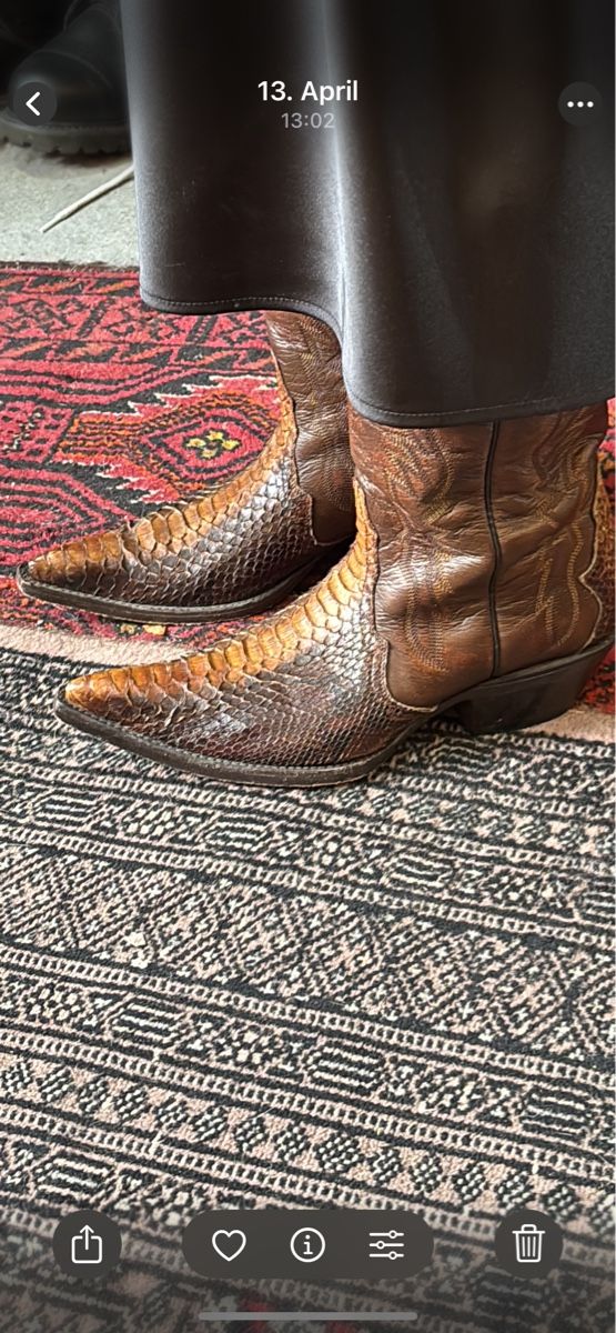 Scarpe da donna: Vintage Cowboy Stiefel Pytonleder – Usato da Allschwil venduto da N04Ah 7