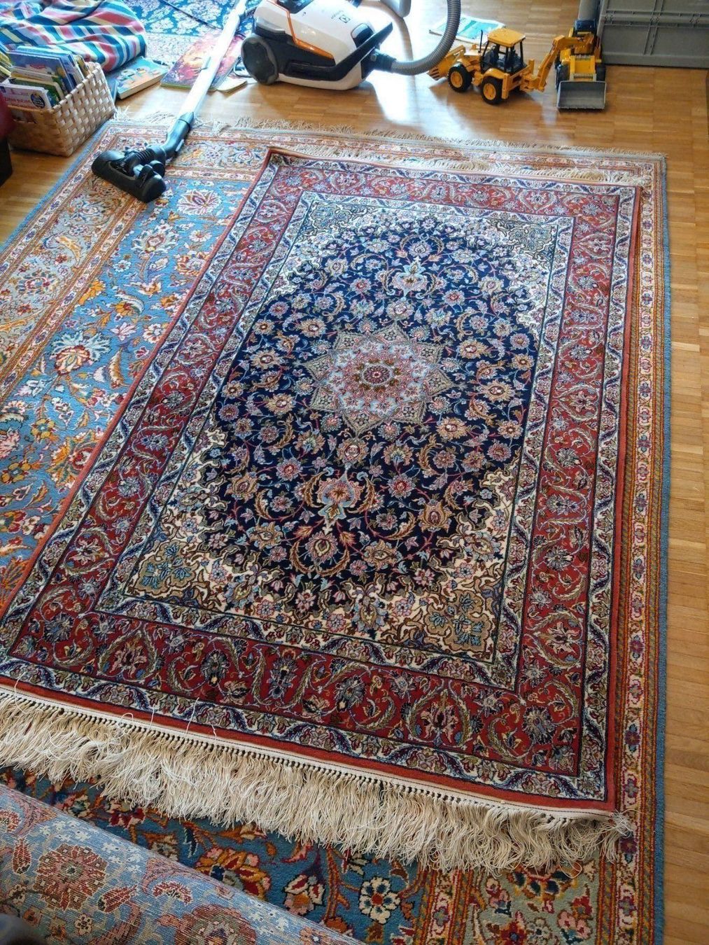 Tappeti: Orientteppich Isfahan Korkwolle auf Seide – Nuovo (secondo la descrizione) da Horgen venduto da ilanist 8