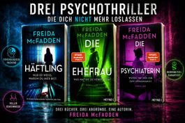 3x Freida McFadden: Die Psychiaterin / Die Ehefrau /Häftling