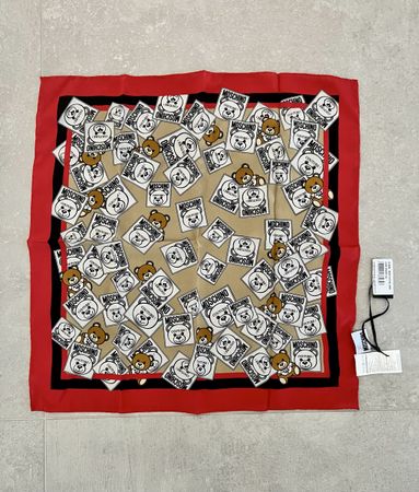 Foulard nuovo moschino 50x50 cm