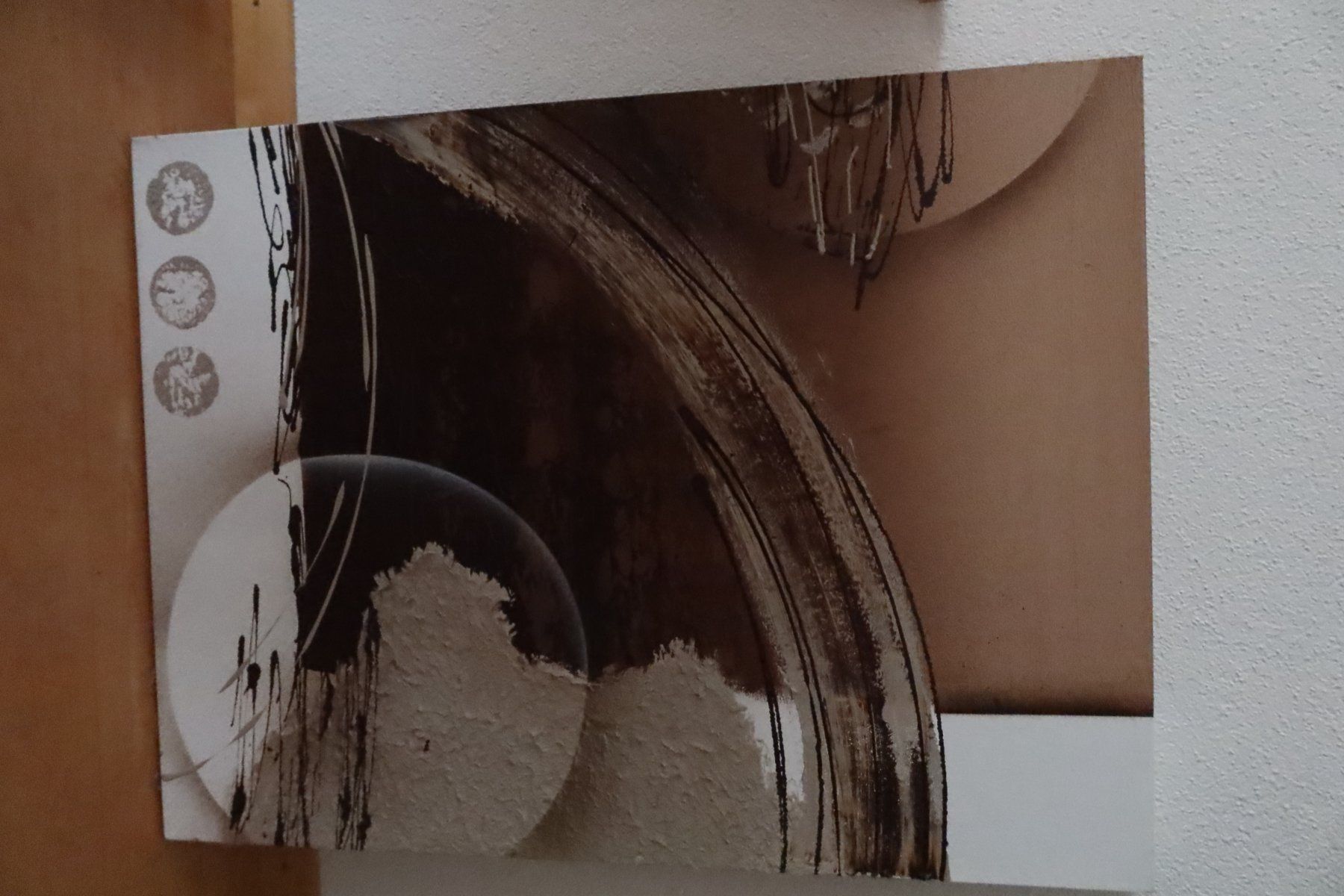 Foto & Immagini: Bild/Leinwand handbemalt braun/beige, 60x80cm – Usato da Rütihof venduto da Melser2 5