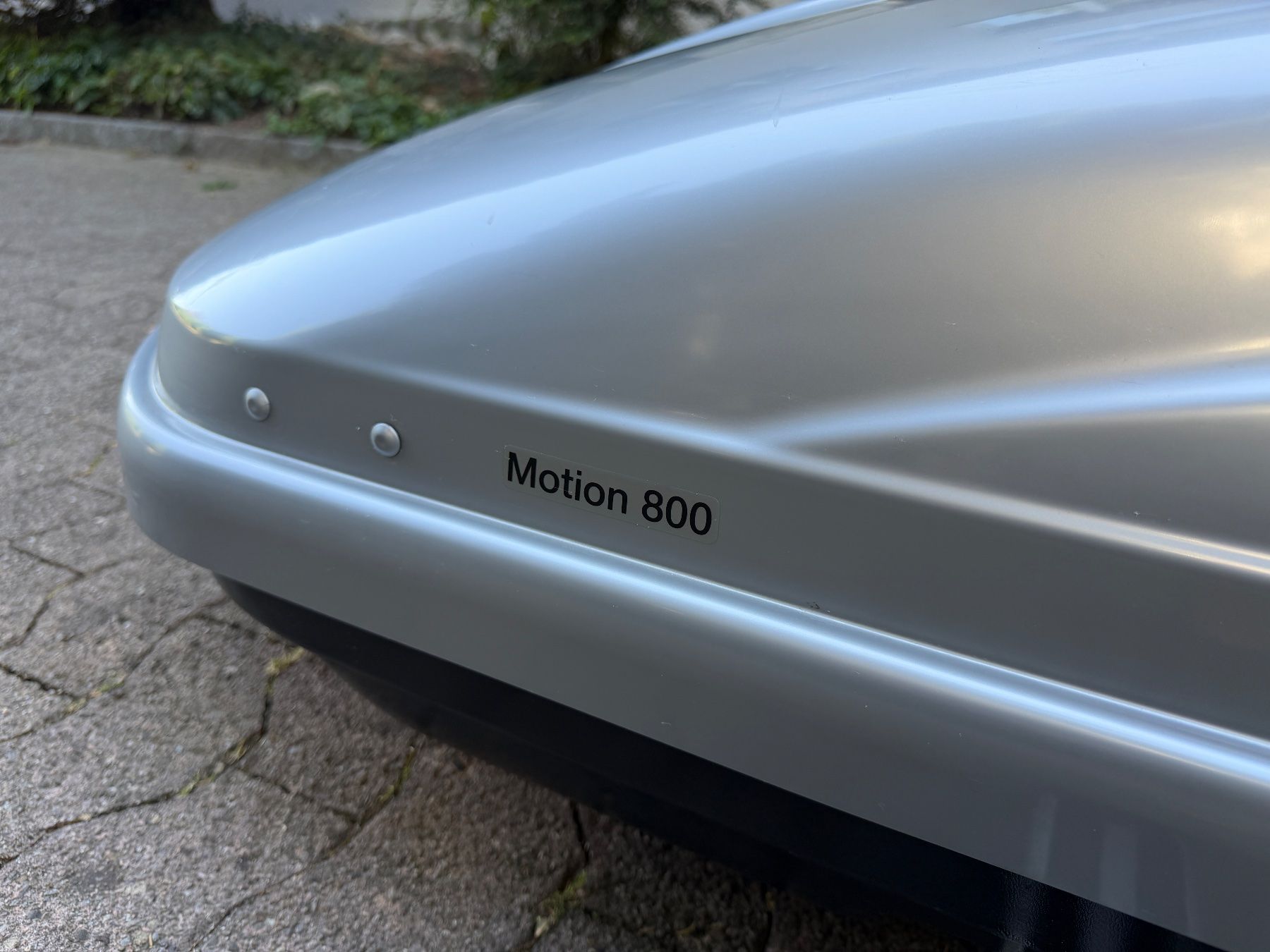 Thule Dachboxen: Thule Motion 800 Dachbox mit Dachträger Slide Bar – Gebraucht aus Roggwil TG von Zitronenmelisse 1