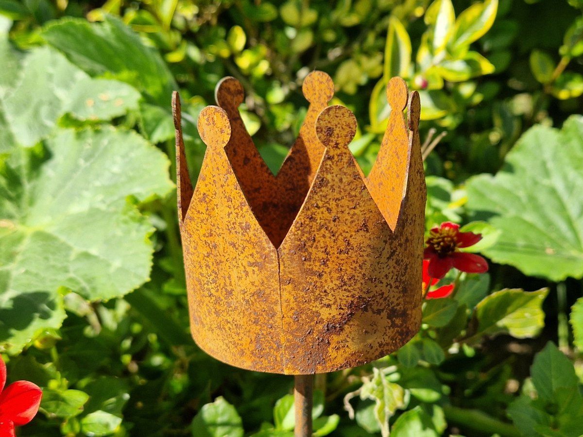 Tutte le decorazioni: Krone Stecker Rost Höhe 107cm D: 7cm – Nuovo e nell'imballaggio originale da Matzendorf venduto da Gartendeko-Shop 1