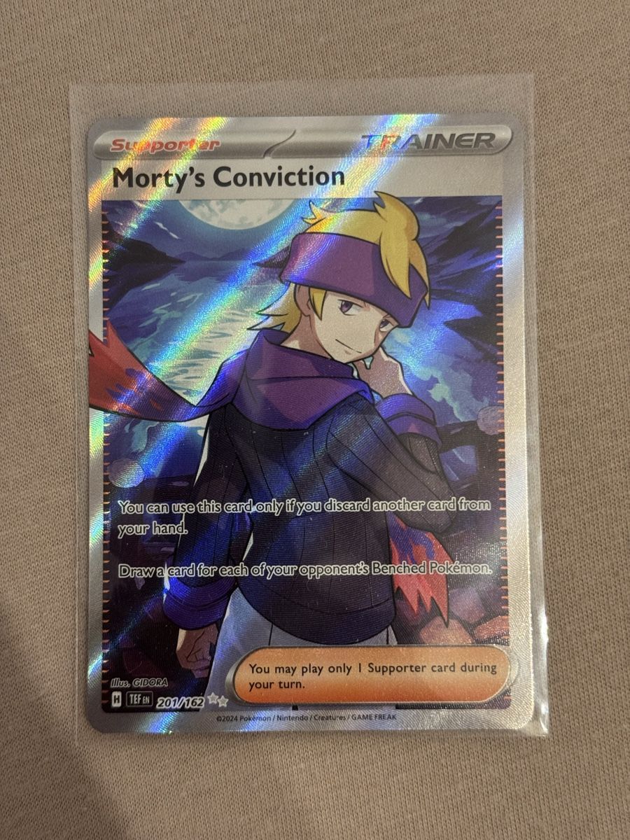 Pokémon Carte collezionabili: Pokémon Morty's Conviction 201/162 Temporal Forces – Nuovo (secondo la descrizione) da St. Gallen venduto da Xbylucas
