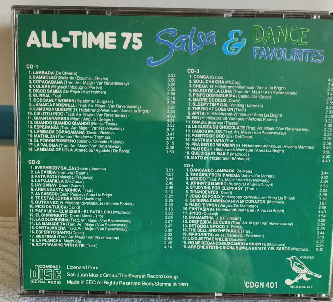 CD: Salsa & Dance CDs – Usato da Luzern venduto da Luzern_Energy 1