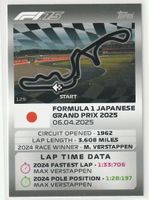 2025 Topps F1 Turbo Attax Circuit Japan Grand Prix Suzuka