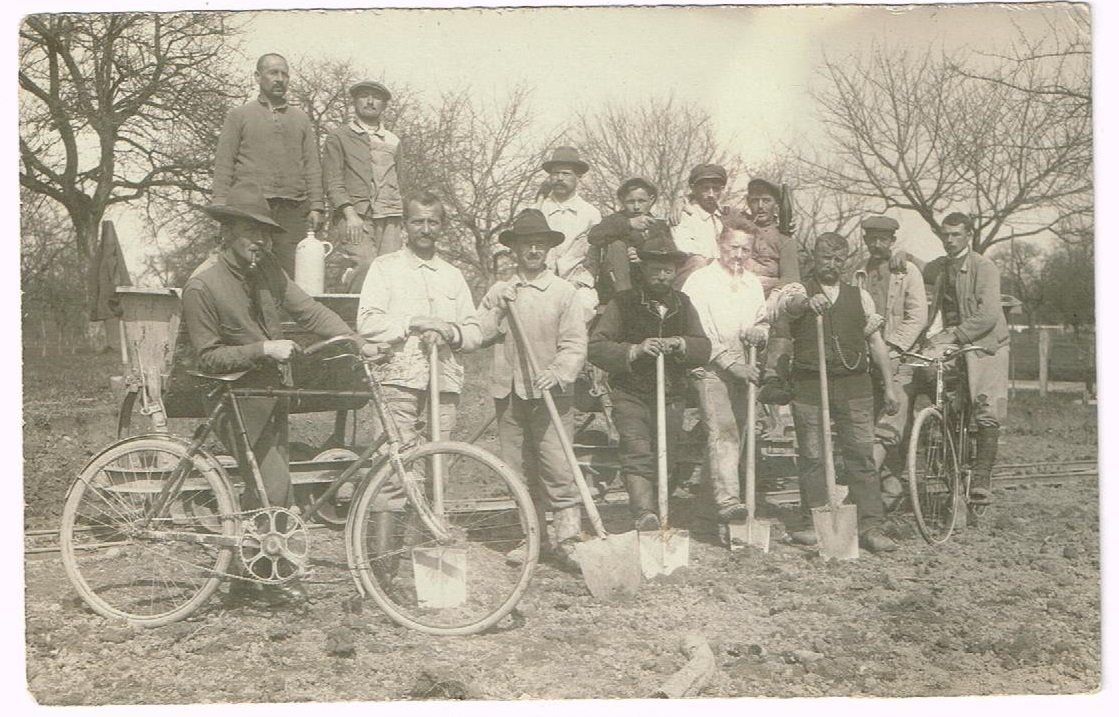 Ansichtskarten: Landwirtschaft/Ackerbau? 1922 mit Spaten – Gebraucht aus Wil SG von Clanx
