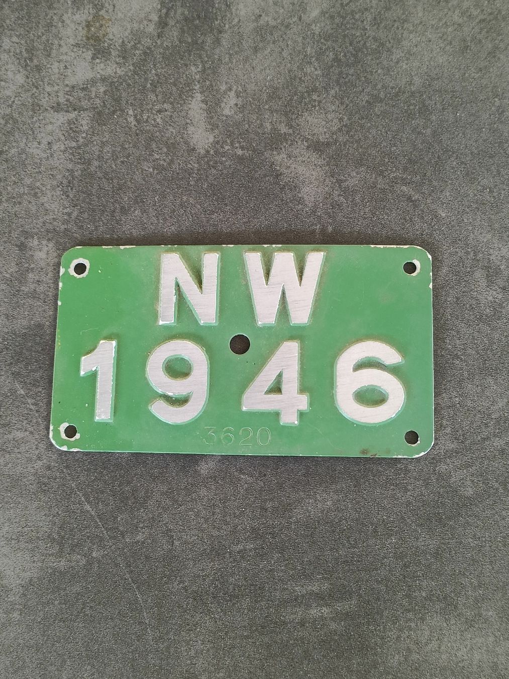 Ecriteaux: Fahrrad Kennzeichen Nidwalden 1946 – D'occasion à Brugg AG par Ente015