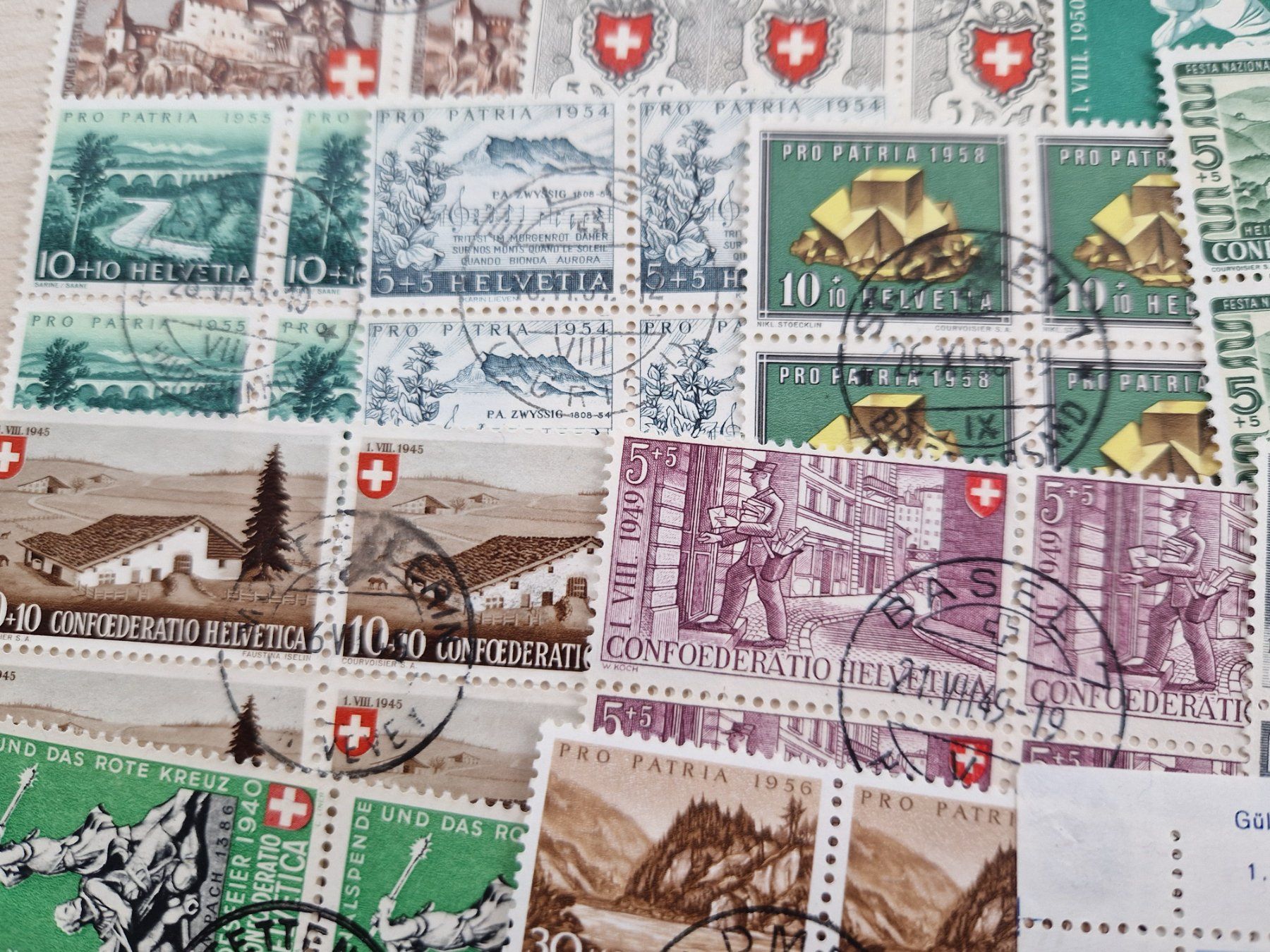 Tutti i francobolli: PP 4er Blöcke, Zentrumsstempel, ab 1.- – Usato da Burgdorf venduto da Glossy01 3