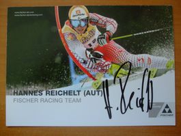HANNES REICHELT (AUT) SKISTAR AUTOGRAMMKARTE