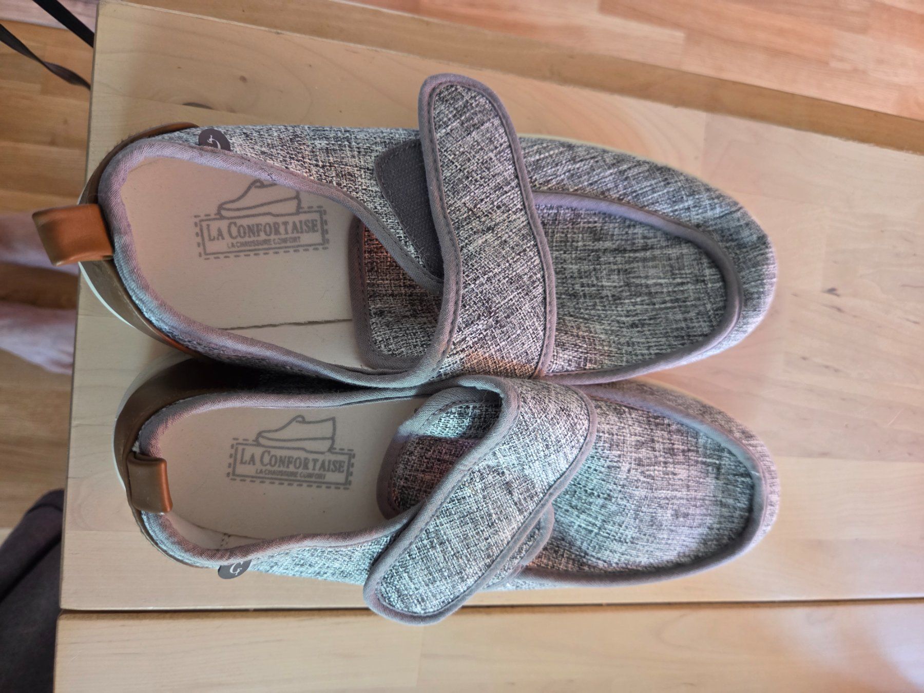 Scarpe da uomo: Chaussure Confortable textile gris fermeture Velcro t... – Usato da Marly venduto da jac_l7ql